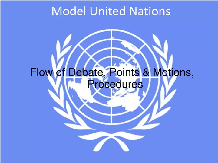 model united nations presentation