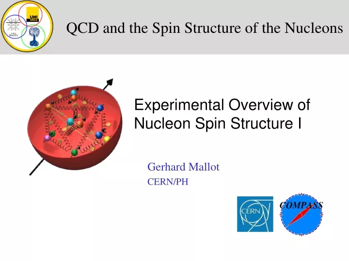 qcd and the spin structure of the nucleons n.