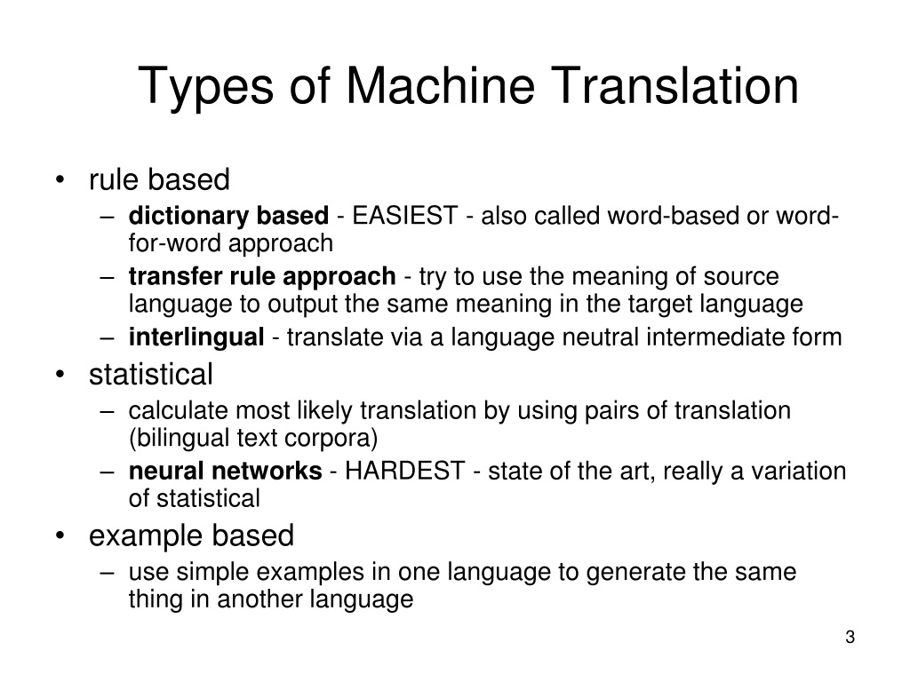 PPT Introduction To Machine Translation PowerPoint Presentation Free 