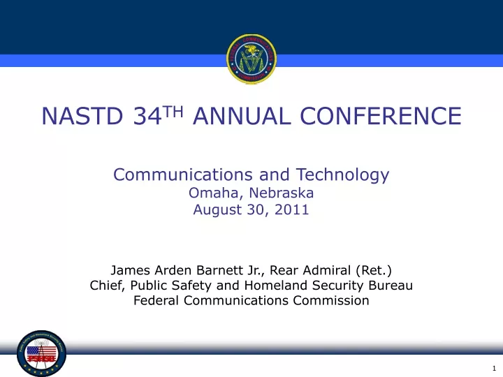 PPT NASTD 34 TH ANNUAL CONFERENCE PowerPoint Presentation, free