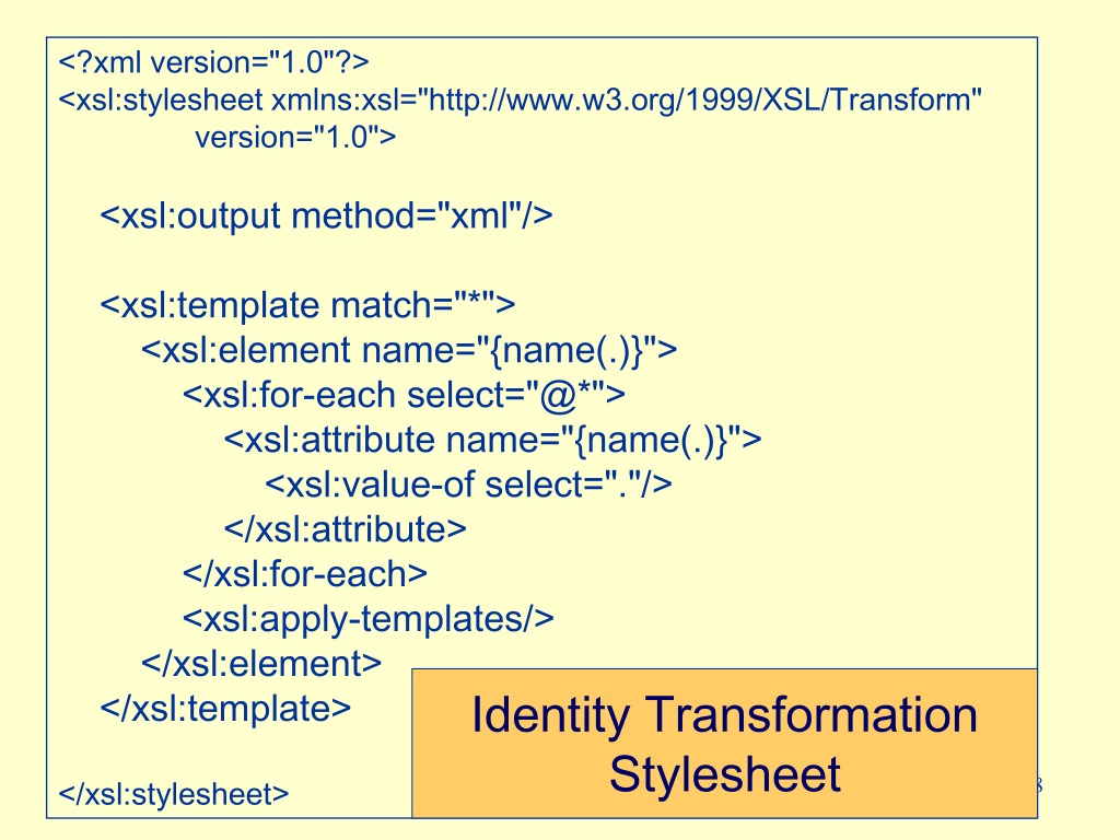 PPT - XSLT – eXtensible Stylesheet Language Transformations PowerPoint