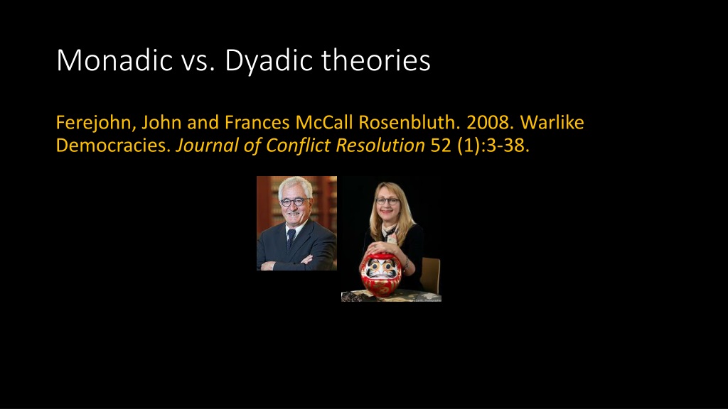 PPT - Triangulating Peace: Understanding Democratic Peace Theory in ...