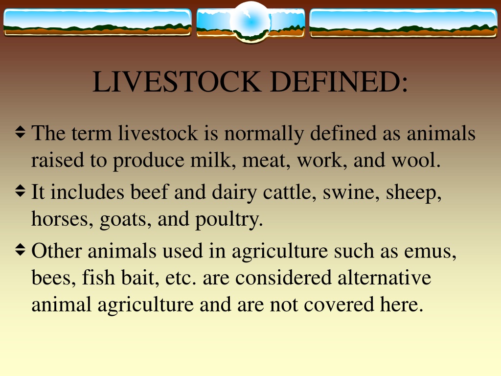 ppt-domestication-and-importance-of-livestock-powerpoint-presentation