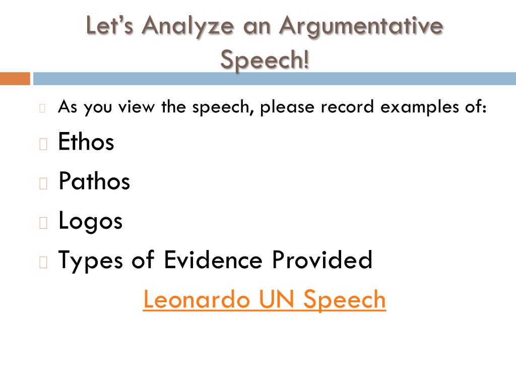 argumentative in speech