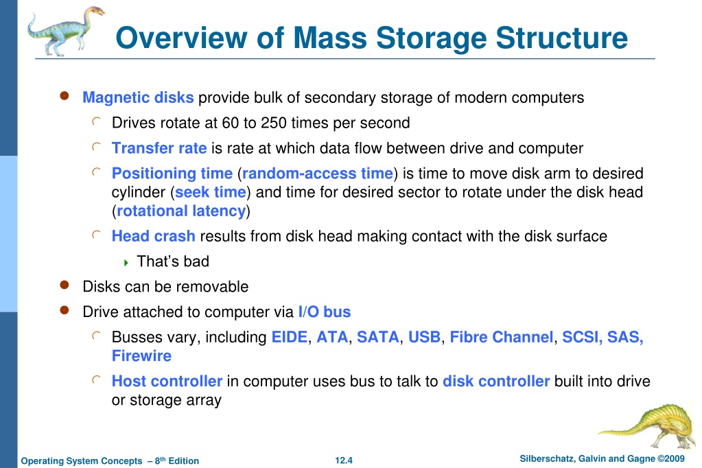 PPT - Chapter 12: Mass-Storage Systems PowerPoint Presentation, free  download - ID:9664854