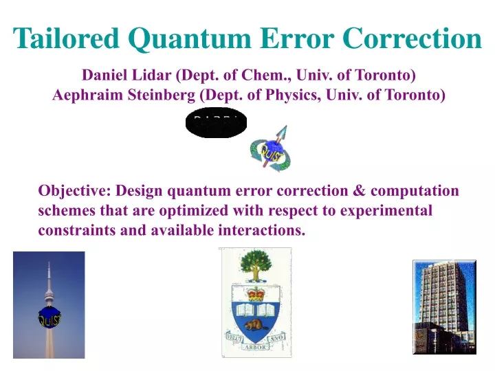 tree quantum error correction