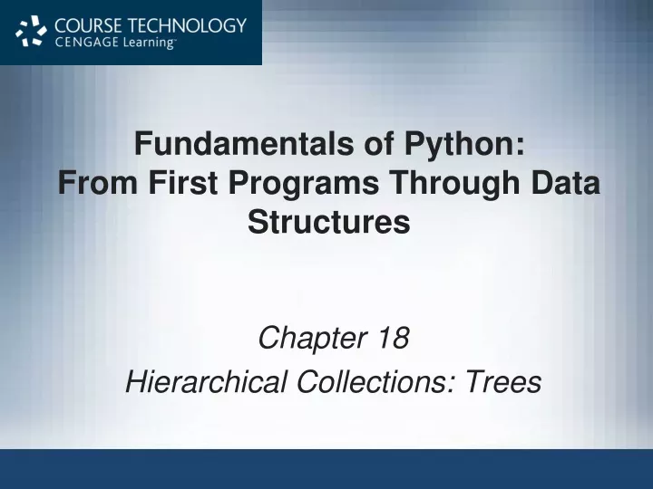 PPT - Fundamentals Of Python: From First Programs Through Data ...