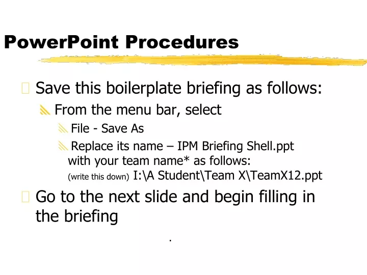 PPT - PowerPoint Procedures PowerPoint Presentation, Free Download - ID ...