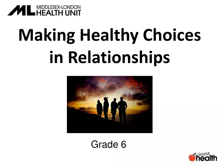 making healthy choices in relationships n.