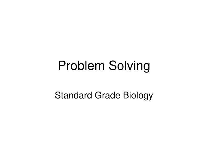 problem solving n.