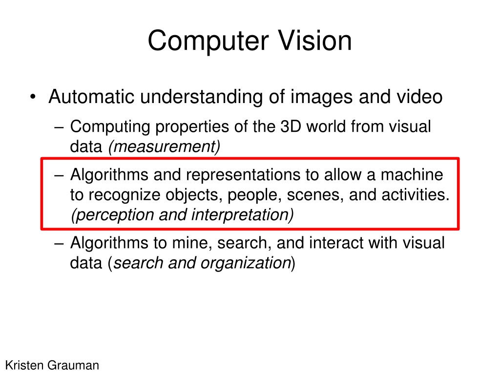 computer vision ppt free download
