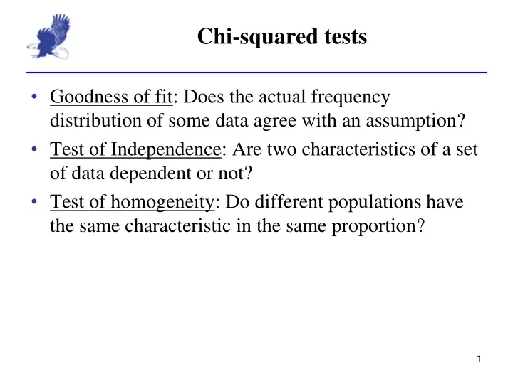 Ppt Chi Squared Tests Powerpoint Presentation Free Download Id9676097