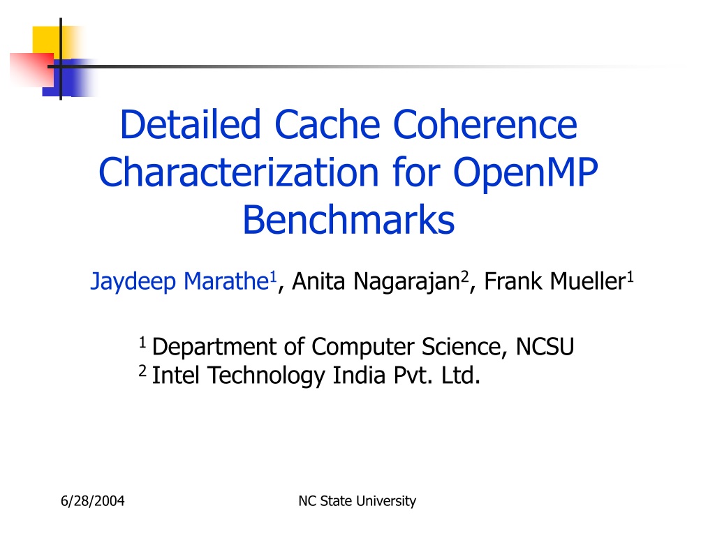 cache coherence in shared memory multiprocessor