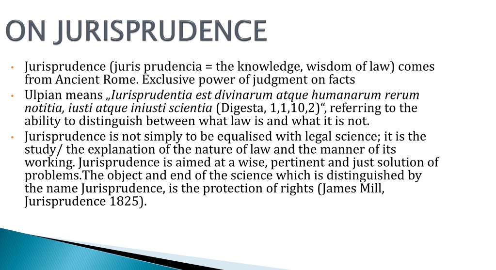 Ppt Jurisprudence Powerpoint Presentation Free Download Id9678426 5392