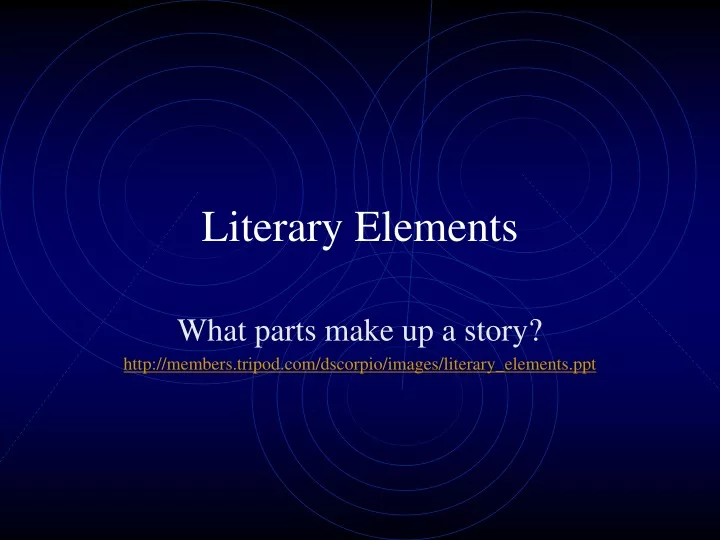 Ppt Literary Elements Powerpoint Presentation Free Download Id9678797 8974