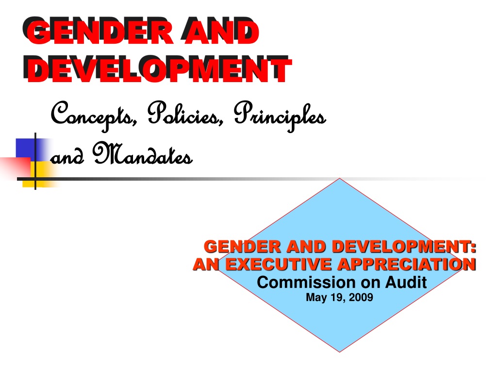 Ppt Gender And Development Powerpoint Presentation Free Download Id9679238 8096