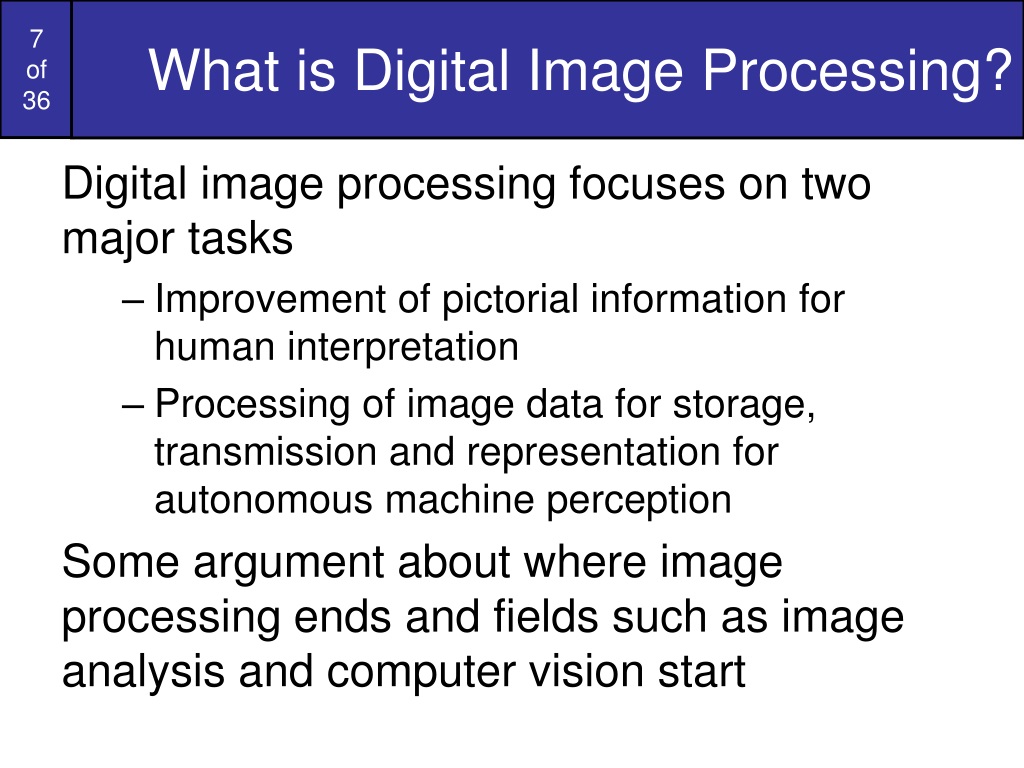 presentation on image processing