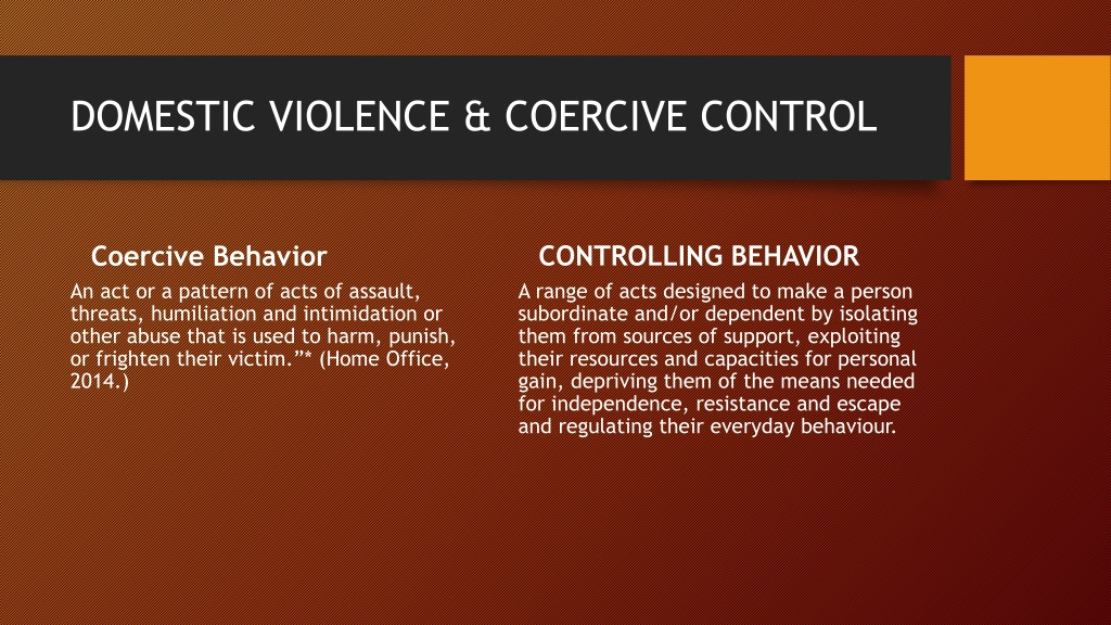 Ppt Policing Coercive Control Powerpoint Presentation Free Download