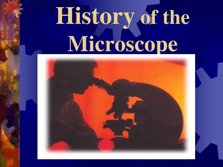 history of the microscope n.