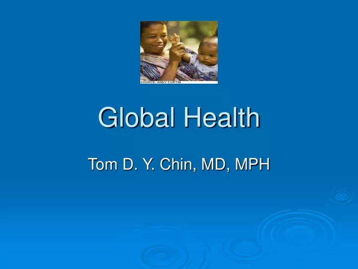 global health presentation topics