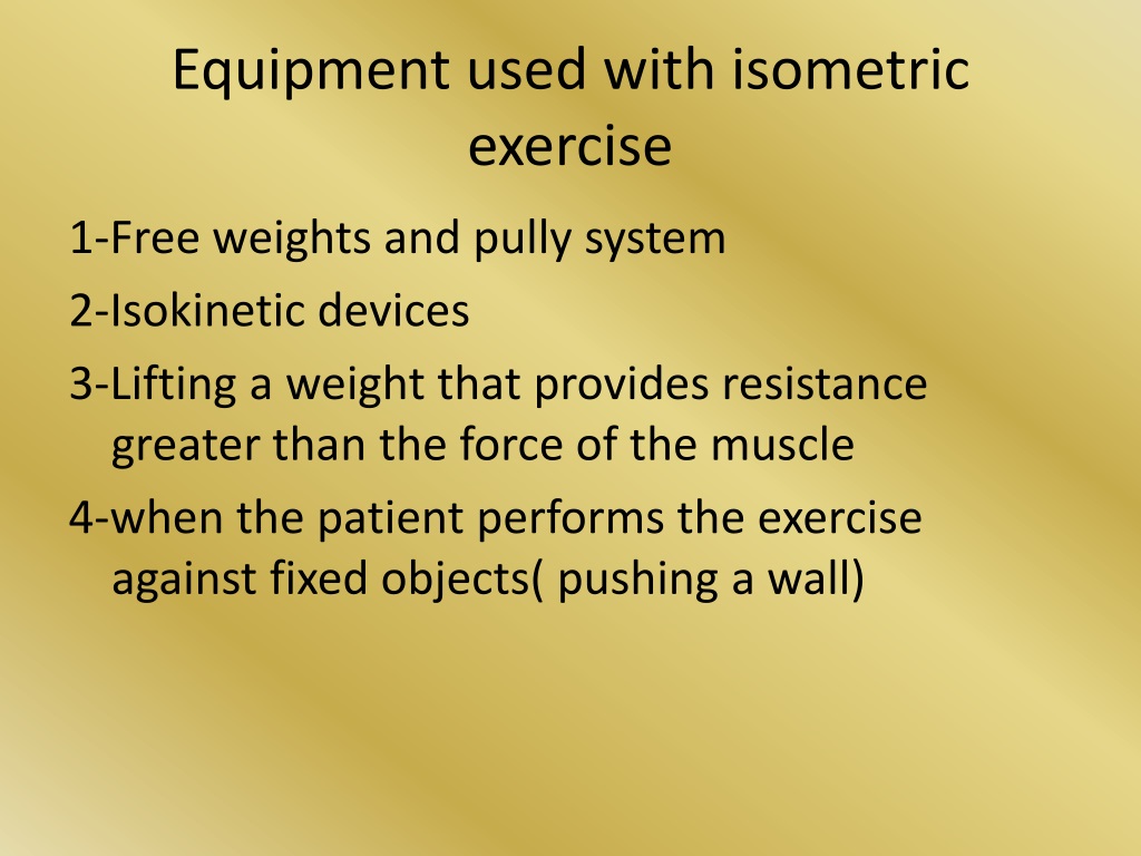 define isometric exercises