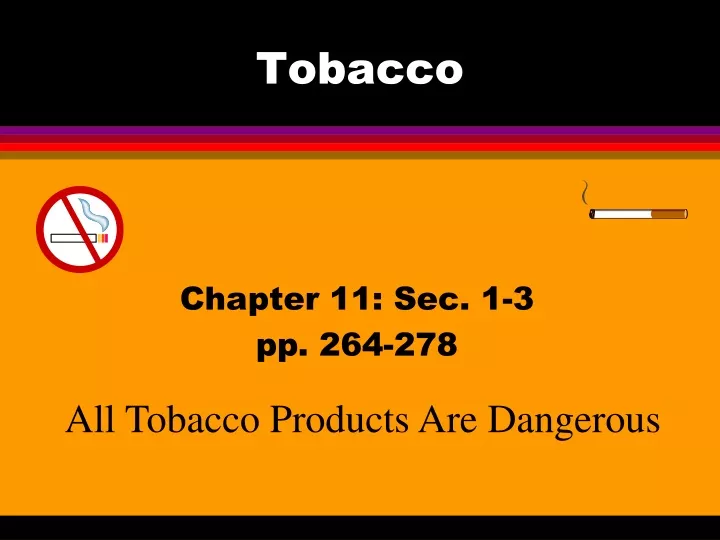 PPT - Tobacco PowerPoint Presentation, Free Download - ID:9686283