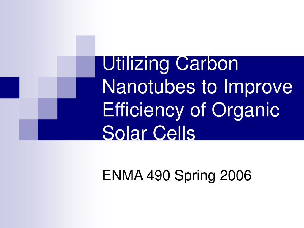 Carbon nanotubes based solar panel