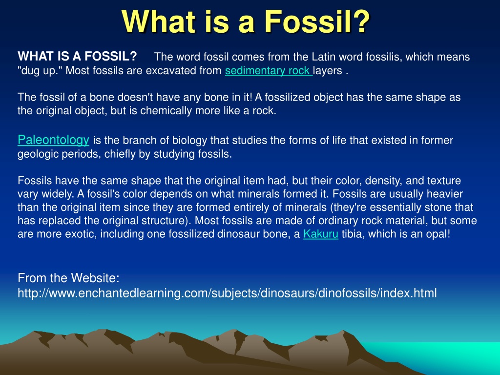 PPT - Science Olympiad Fossils Division B 2015 2- How Fossils Are Made ...