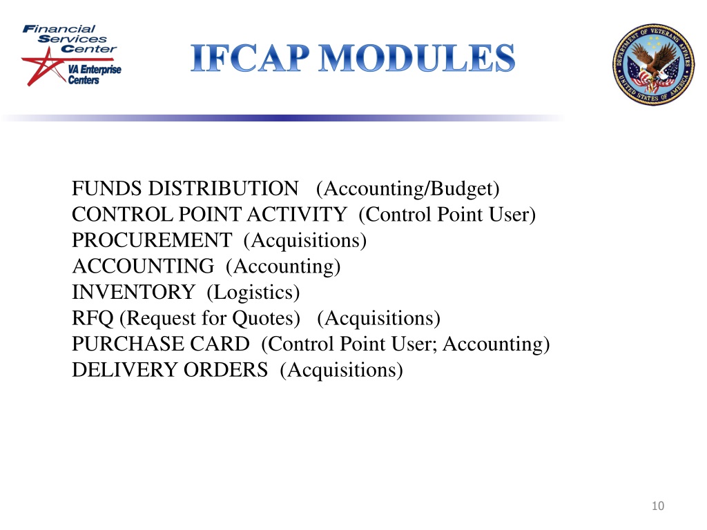 PPT - Integrated Funds Control Distribution, Accounting Activity And ...