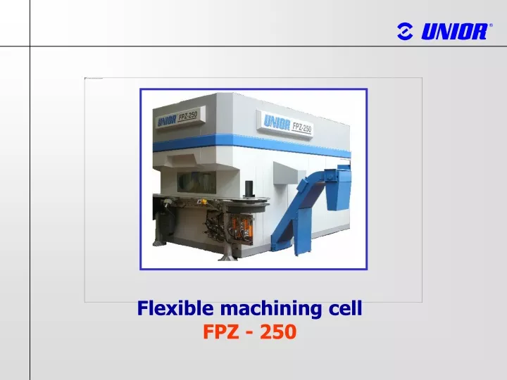 flexible machining cell f pz 250 n.