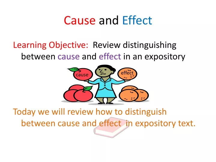 cause and effect n.