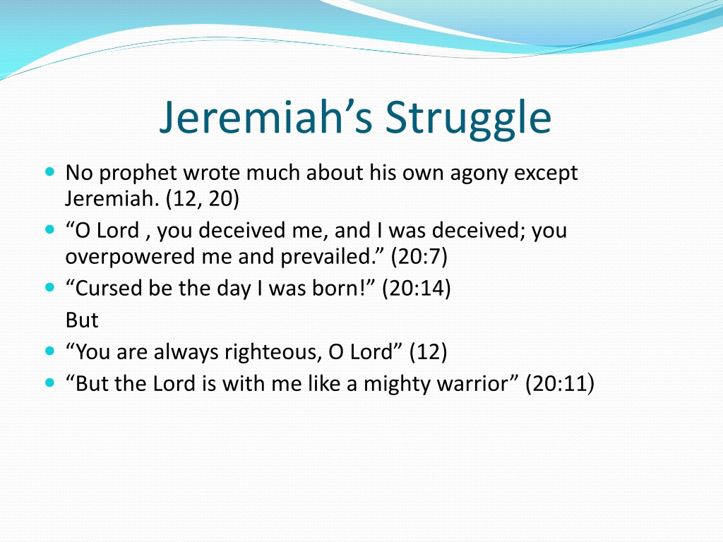 Ppt The Book Of Jeremiah Powerpoint Presentation Free Download Id