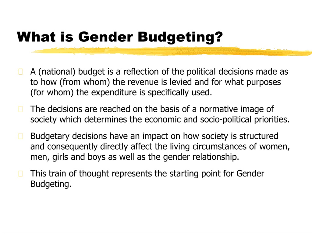 PPT Gender Budgeting PowerPoint Presentation, free download ID9689886
