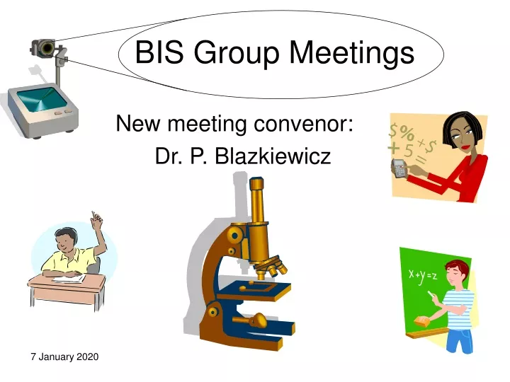 bis group meetings n.