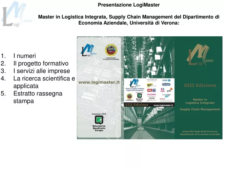 Ppt - Presentazione Logimaster Powerpoint Presentation, Free Download 