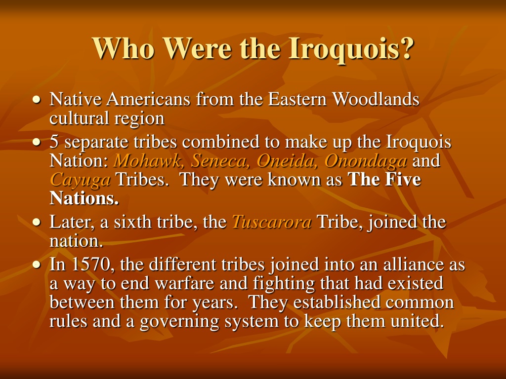 Ppt The Iroquois Confederacy Powerpoint Presentation Free Download