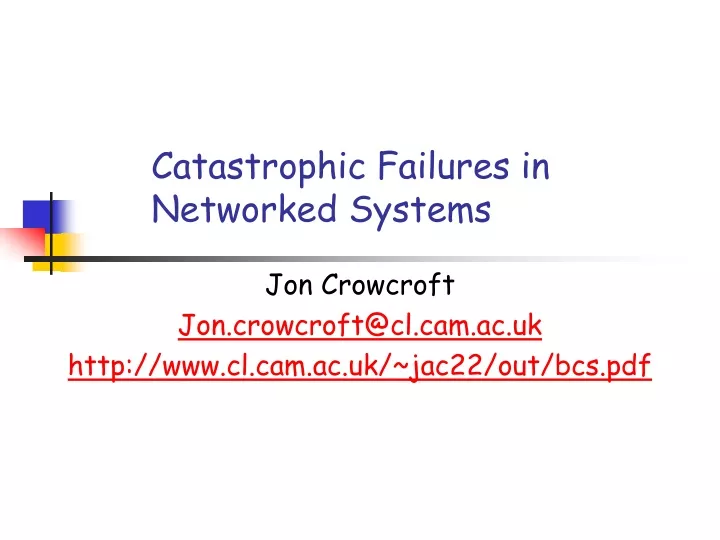 ppt-catastrophic-failures-in-networked-systems-powerpoint