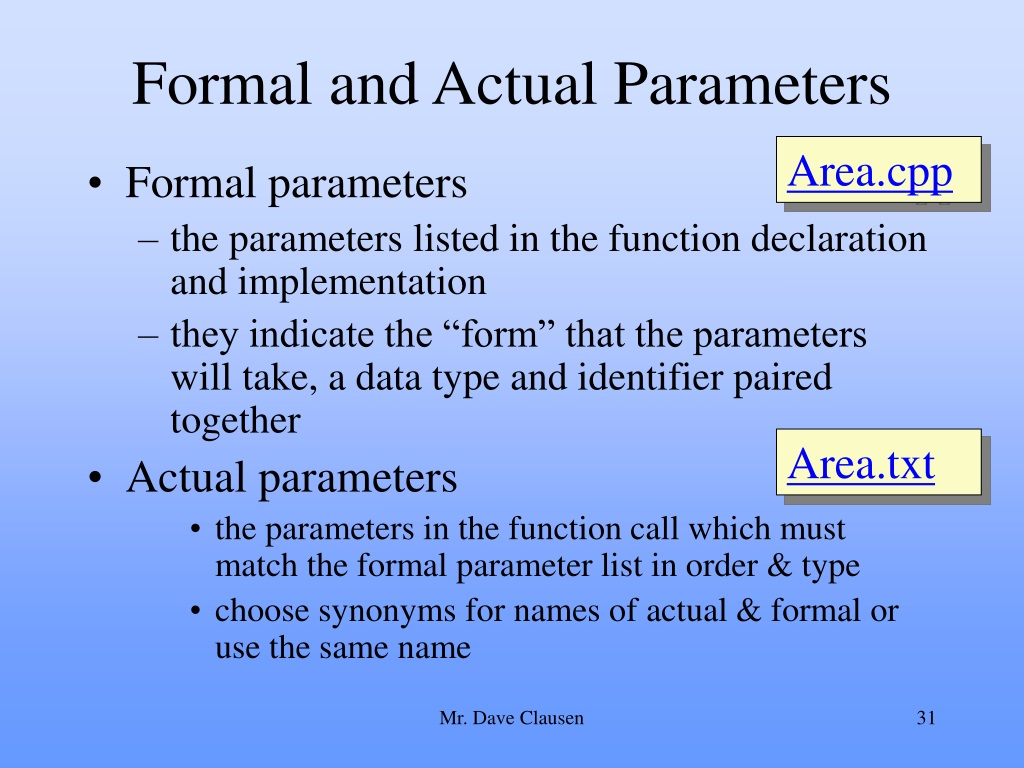 PPT Unit 3 Lesson 11 Passing Data And Using Library Functions 