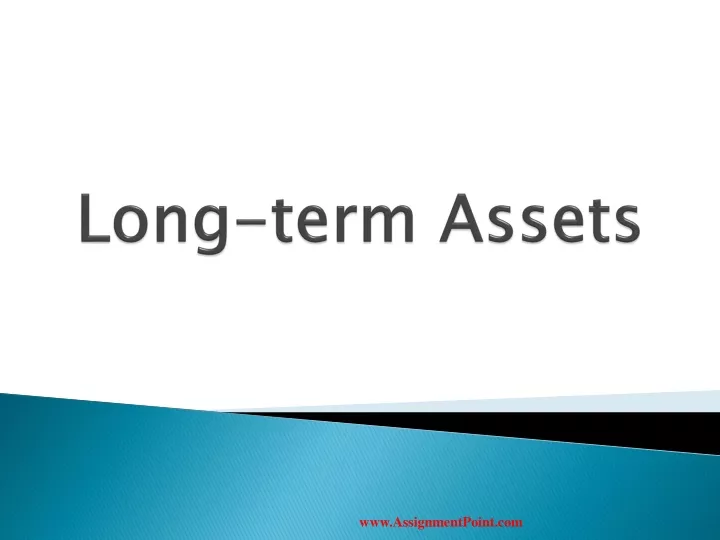 long term assets n.
