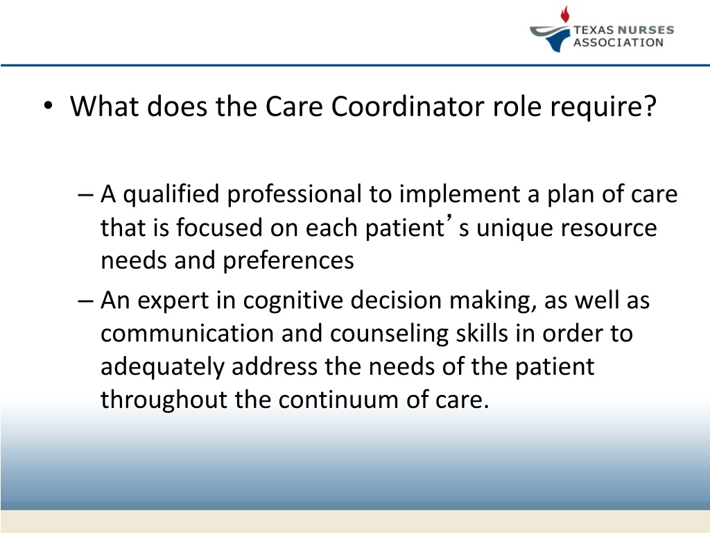 PPT - Care Coordination And The Essential Role Of Nursing PowerPoint ...