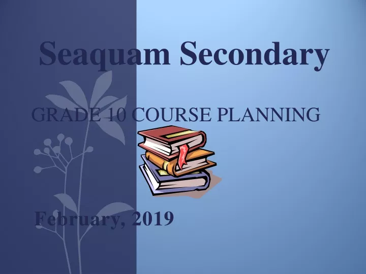 grade 10 course planning n.
