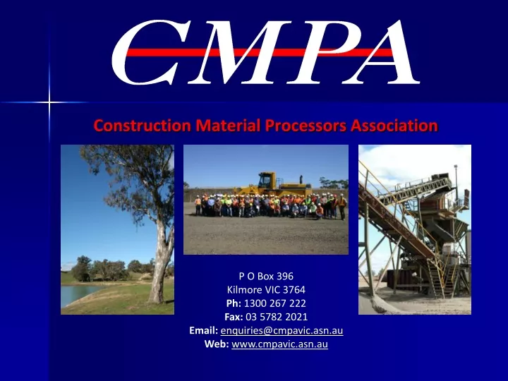 construction material processors association n.