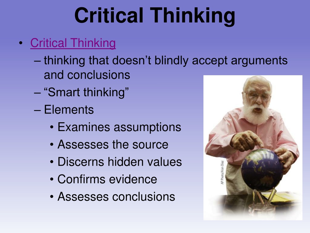 critical thinking scientific attitude