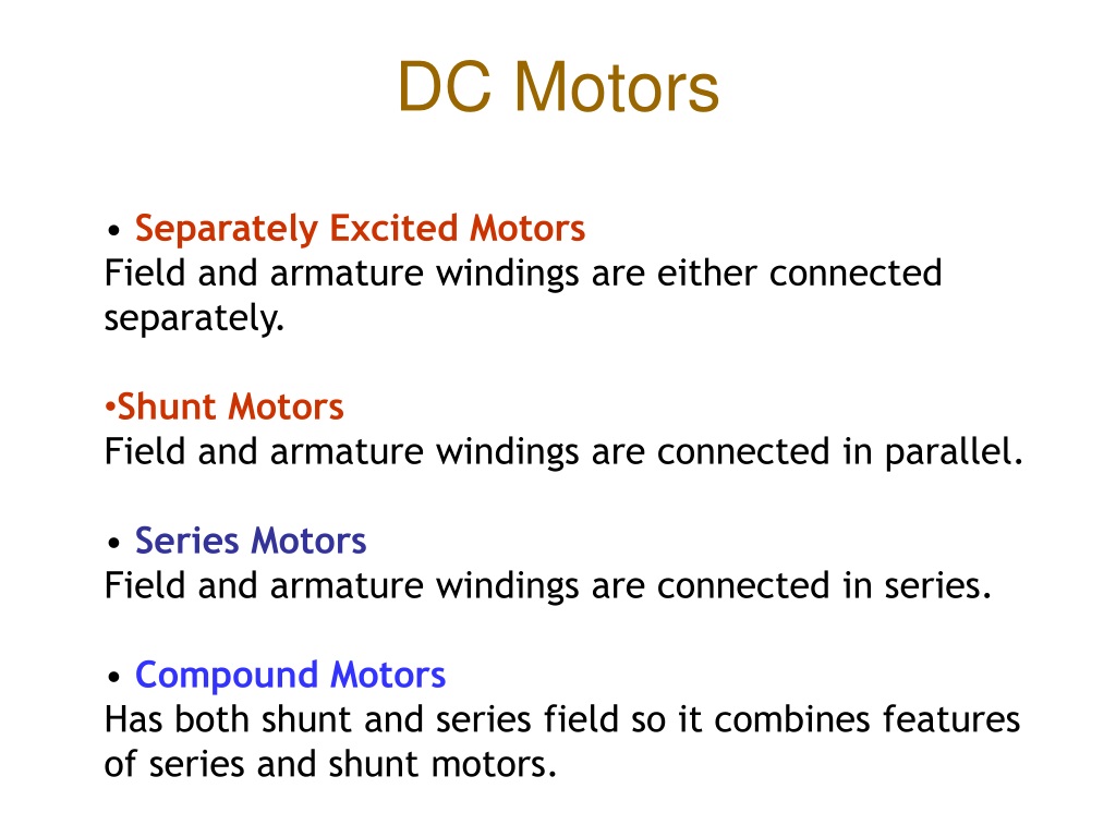 Compound DC Motors: Types, Advantages and Disadvantages of Compound Motors