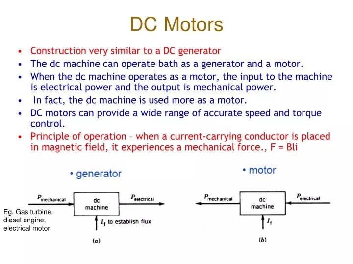 PPT - DC Motors PowerPoint Presentation, free download - ID:9695320