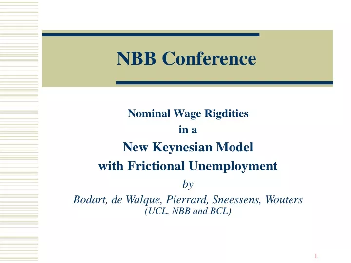 PPT NBB Conference PowerPoint Presentation, free download ID9697530