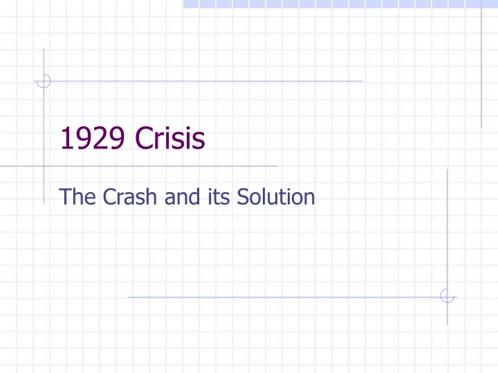 1929 crisis n.