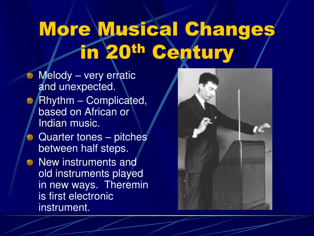 essay about music during 20th century