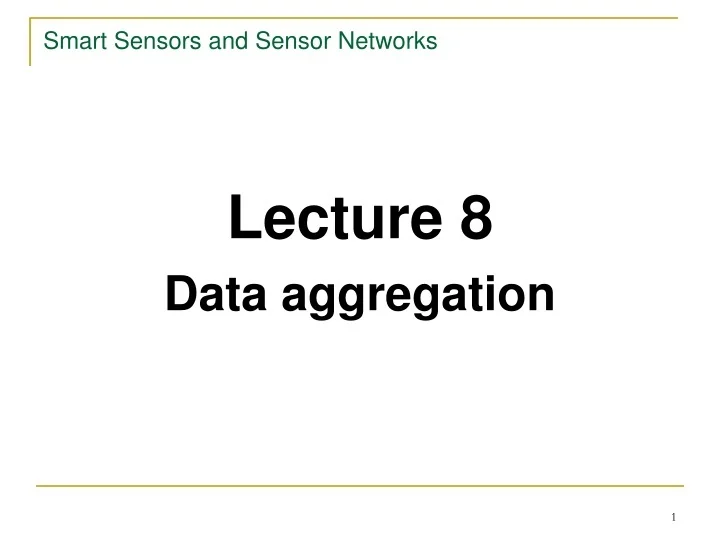 PPT Smart Sensors and Sensor Networks PowerPoint Presentation, free download ID9698360