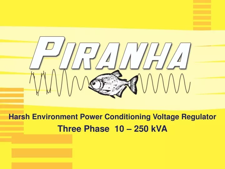 harsh environment power conditioning voltage regulator n.